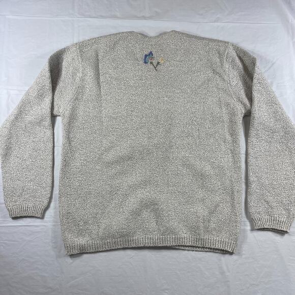 Northern Reflections Women’s Floral Embroidered Button Cardigan Sweater - Picture 13 of 13